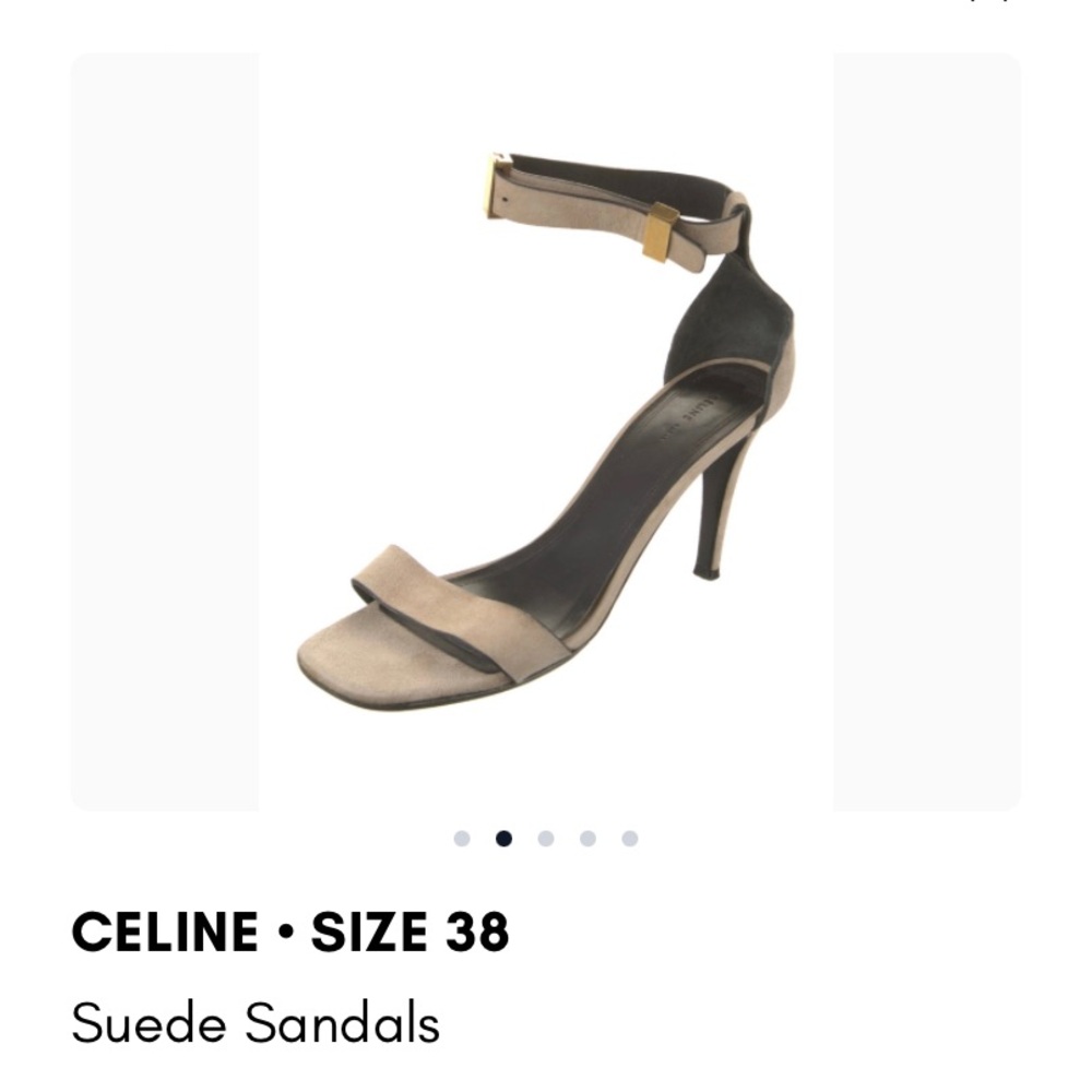 Celine -Phoebe Philo suede sandal 38